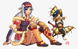 Back Then There Was No Plesioth Armor For The Felyne