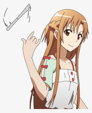 Vector Of Asuna Yuuki - Cartoon