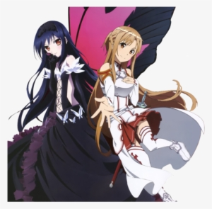 Accel World, Kuroyukihime, And Sword Art Online Image - Yuuki Asuna And Kuroyukihime