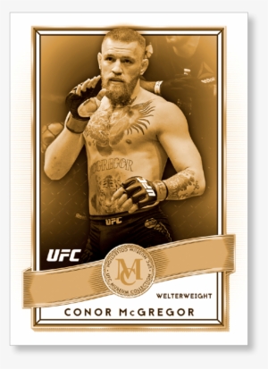 Conor Mcgregor - Frank Mir Signed Ufc 2016 Topps Museum Collection Card