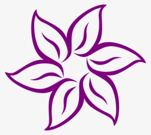 Purple Pink Flower Svg Clip Arts 600 X 536 Px