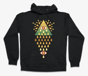 All-seeing Summer Rainfall Hooded Sweatshirt - Pupcake Hoodie: Funny Hoodie From Lookhuman. Funny