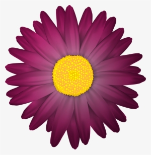 Dark Flower Transparent Png Clip Art Image - Dark Purple Flower Png