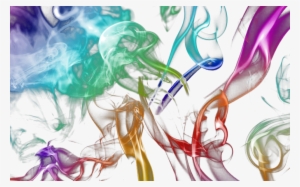 Share This Image - Rainbow Smoke Psd