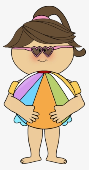 Summer Makeup 2014 Part - Clip Art Girl On Beach