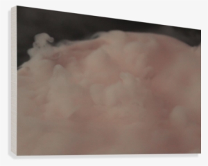 Pink Smoke Canvas Print - Picture Frame