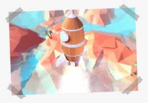 A Floating Island Full Of Adventure - Painting