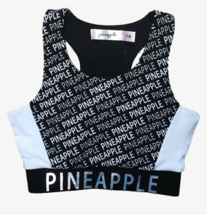 Pineapple Panel Crop Top - Active Tank