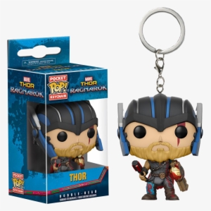 Thor Gladiator Suit Pocket Pop Vinyl Keychain - Thor Funko Pop Keychain