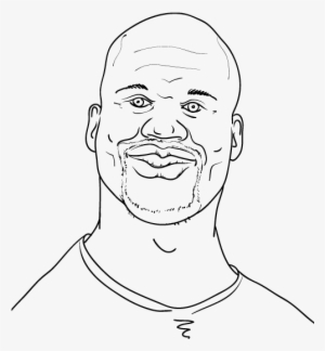 Shaquille O'neal - Line Art