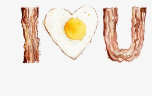 Bacon And Eggs Heart