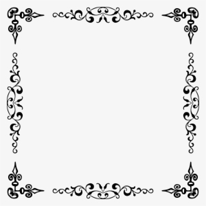 Elegant Border Png Download - Marcos Para Invitaciones Elegantes Png ...