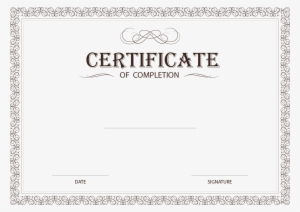 Corporate Certificate Border Png