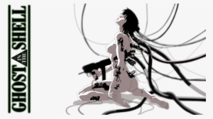 Ghost In The Shell Movie Image With Logo And Character - Ghost In The Shell Png