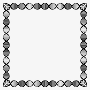 Dna Clipart Border - Bordes Adn