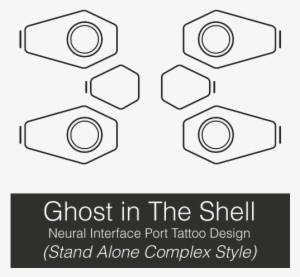 There Are A Bunch Of These Floating Around, But They're - Ghost In The Shell Neck Tattoo