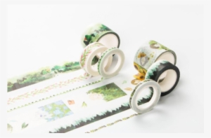 Garden Landscape Oil Painting - Adhesive Tape