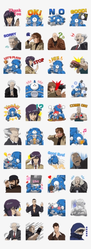 Ghost In The Shell Stand Alone Complex - Macross Stickers