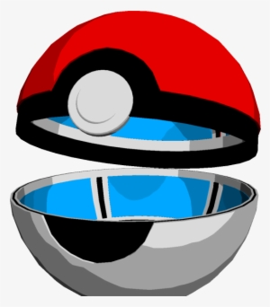 Pokeball Clipart Electric - Pokemon Ball Open Png