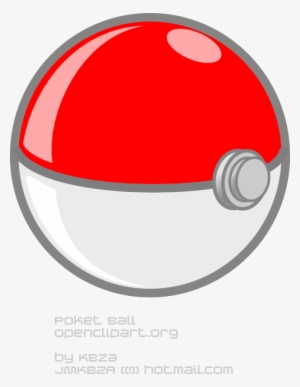 Pokemon Clipart Large - Poketball