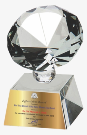 Crystal Diamond Trophy Design