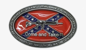 Csa "come And Take It" M16 Belt Buckle - Come And Take It
