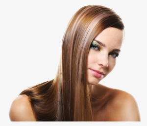 Rebonded Hair With Highlights