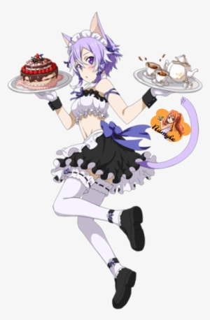 Sinon Maid ❤️ - Sword Art Online Memory Defrag Leafa Maid