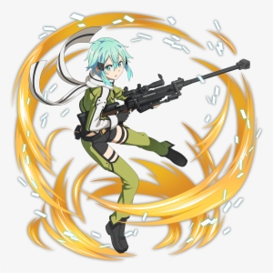 [sniper In Love] Sinon Online S, Gun Gale Online, Online - Sword Art Online Memory Defrag Sinon