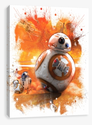 Jakku Escape Bb-8 - Star Wars Poster Bb8