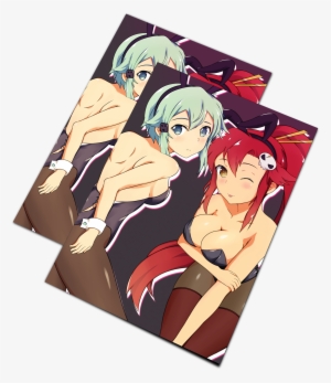 Bunnysuit Sinon & Yoko Print - Cartoon