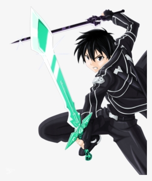 Clipart Resolution 810*986 - Sword Art Online Kirito Dual Sword Chibi