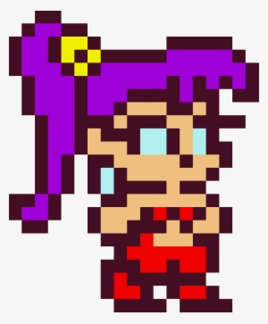 Shantae Sprite - Super Mario Maker Luigi Sprites