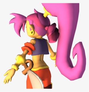 It's Giving Shantae A Nice Rim Light From The Front-right, - Cartoon