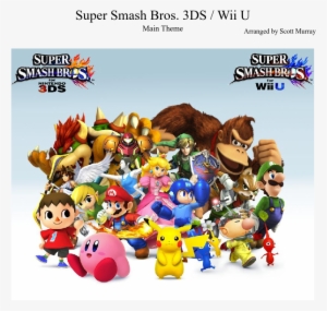 Super Smash Bros - Super Smash Brothers For Wii U Unofficial Game Controls,