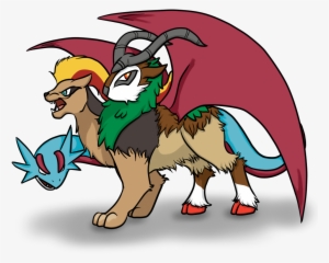 Chimera Clipart Dungeons And Dragons - Gogoat And Pyroar