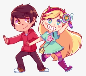 Star Vs The Forces Of Evil - Star And Marco Chibi