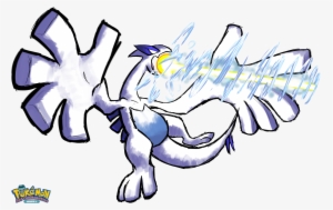 #249 Lugia Used Aeroblast In The Game Art Hq Pokemon