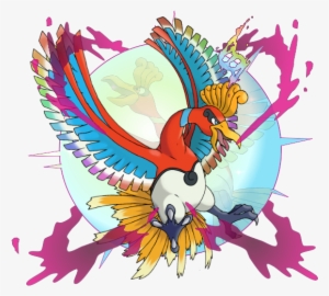 Mega Ho - Pokemon Ho Oh Mega Evolution