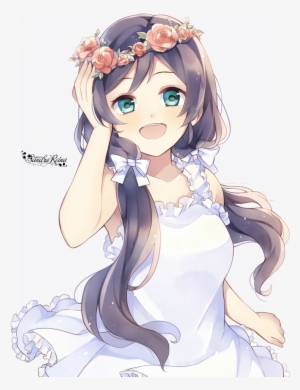 [render - Anime Flower Crown Girl