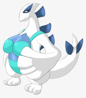 Boobified-lugia - Cartoon