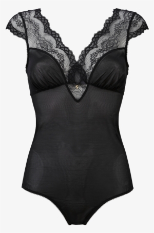Superboost Lace Soft Body Black - Lingerie Top