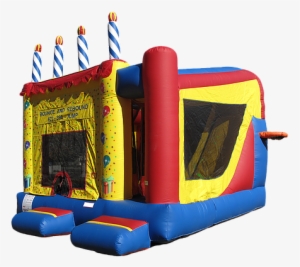 Birthday Cake Inflatable Bouncer - Inflatable Castle