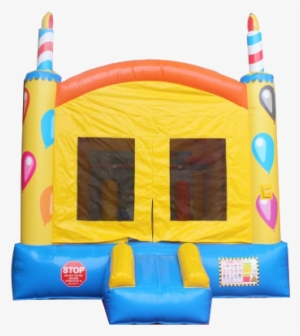 13'x13′ Birthday Cake Bounce House - Inflatable