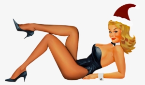 Adult Content Safesearch Pin Up Christmas Girl, Christmas - Stocking