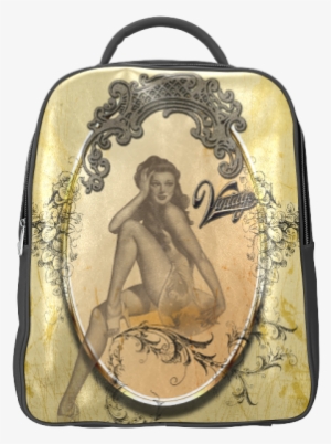 Vintage, Wonderful Pin Up Girl Popular Backpack - Pin Up