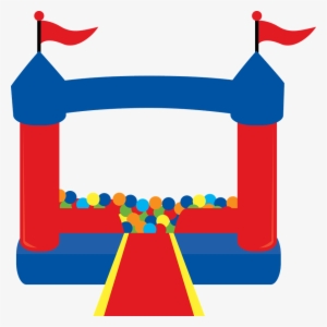 Moon - Bounce - Bouncy House Clipart Png
