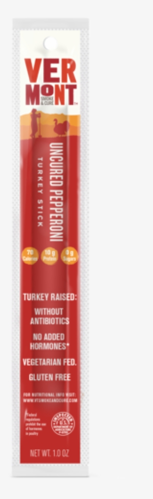 Vermont Smoke & Cure® Uncured Pepperoni Turkey Stick