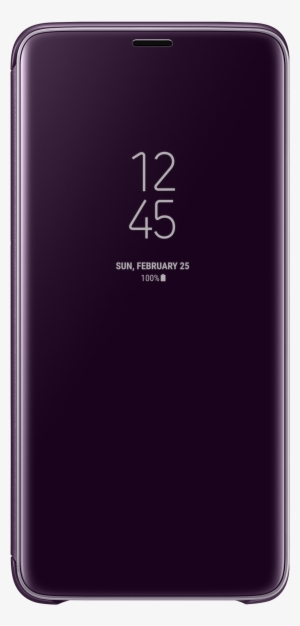 Samsung S-view Flip Cover Clear For Samsung Galaxy - Samsung Galaxy S9