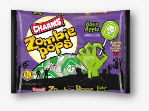 These Green Sour Apple-flavored Lollipops Feature A - Tootsie Charms Mini Pops, 325 Count